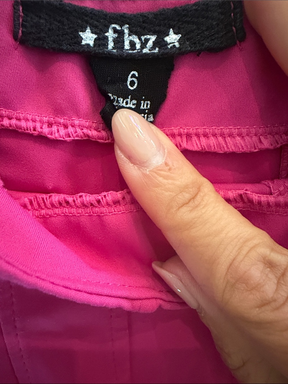 Hot Pink Two-Piece Ruffled Skirt Set - Picture 4 of 7